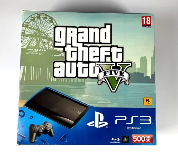 PlayStation 3 500GB CECH-4004C GTA V Pack Console Complete