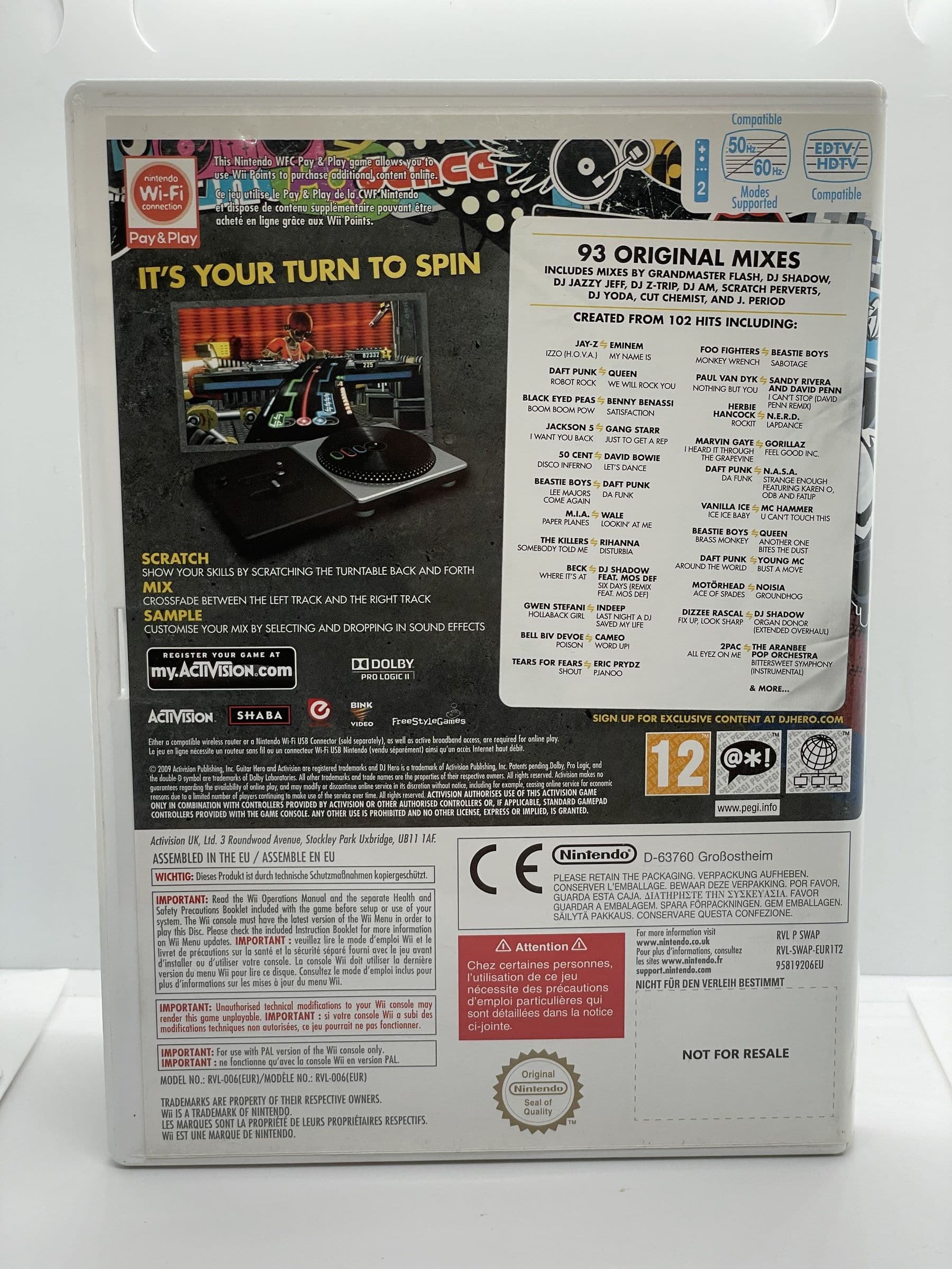 DJ Hero Nintendo Wii