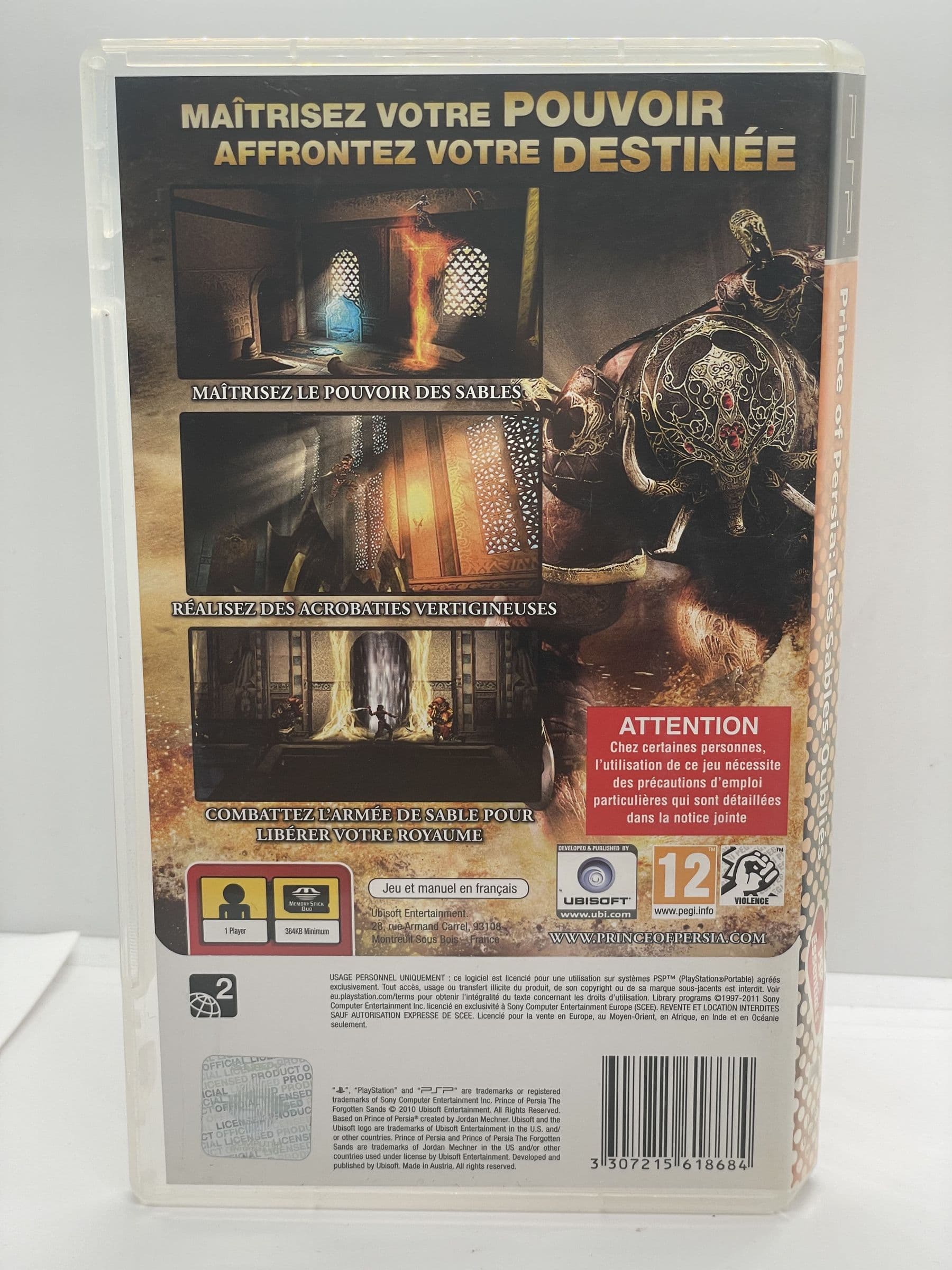 Prince of Persia The Forgotten Sands PSP