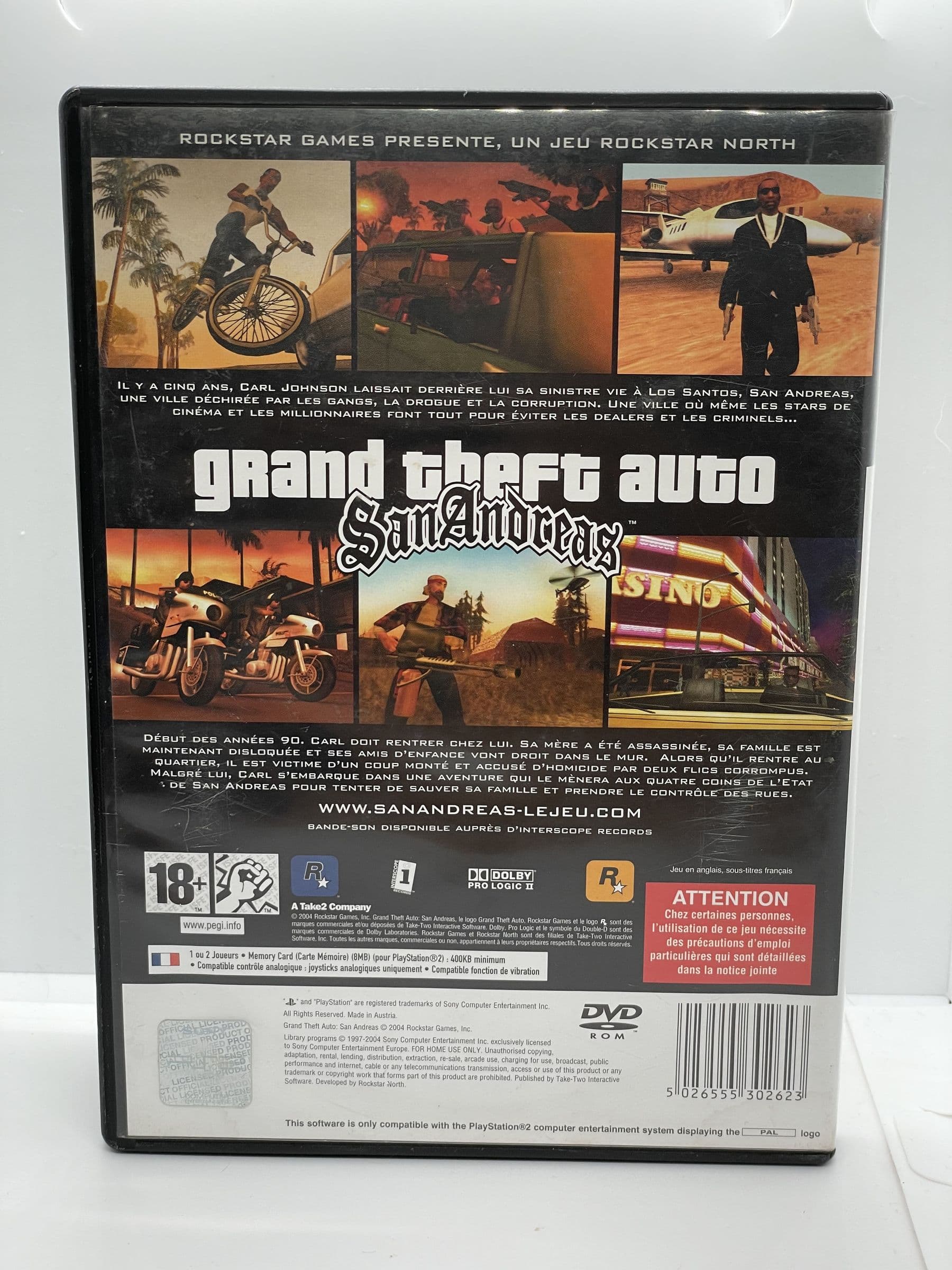 Grand Theft Auto San Andreas PS2