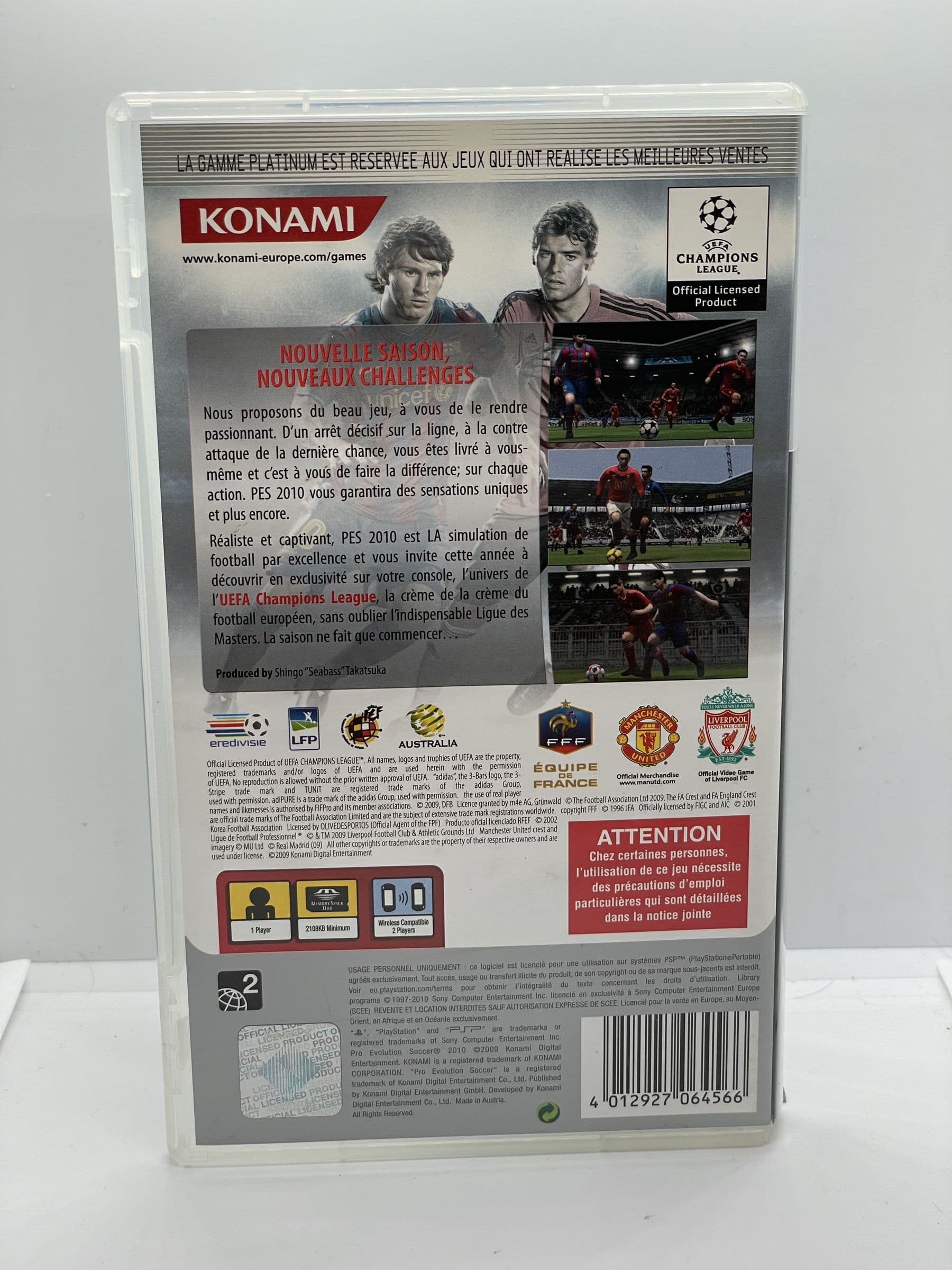 Pro Evolution Soccer 2010 PSP (FR)
