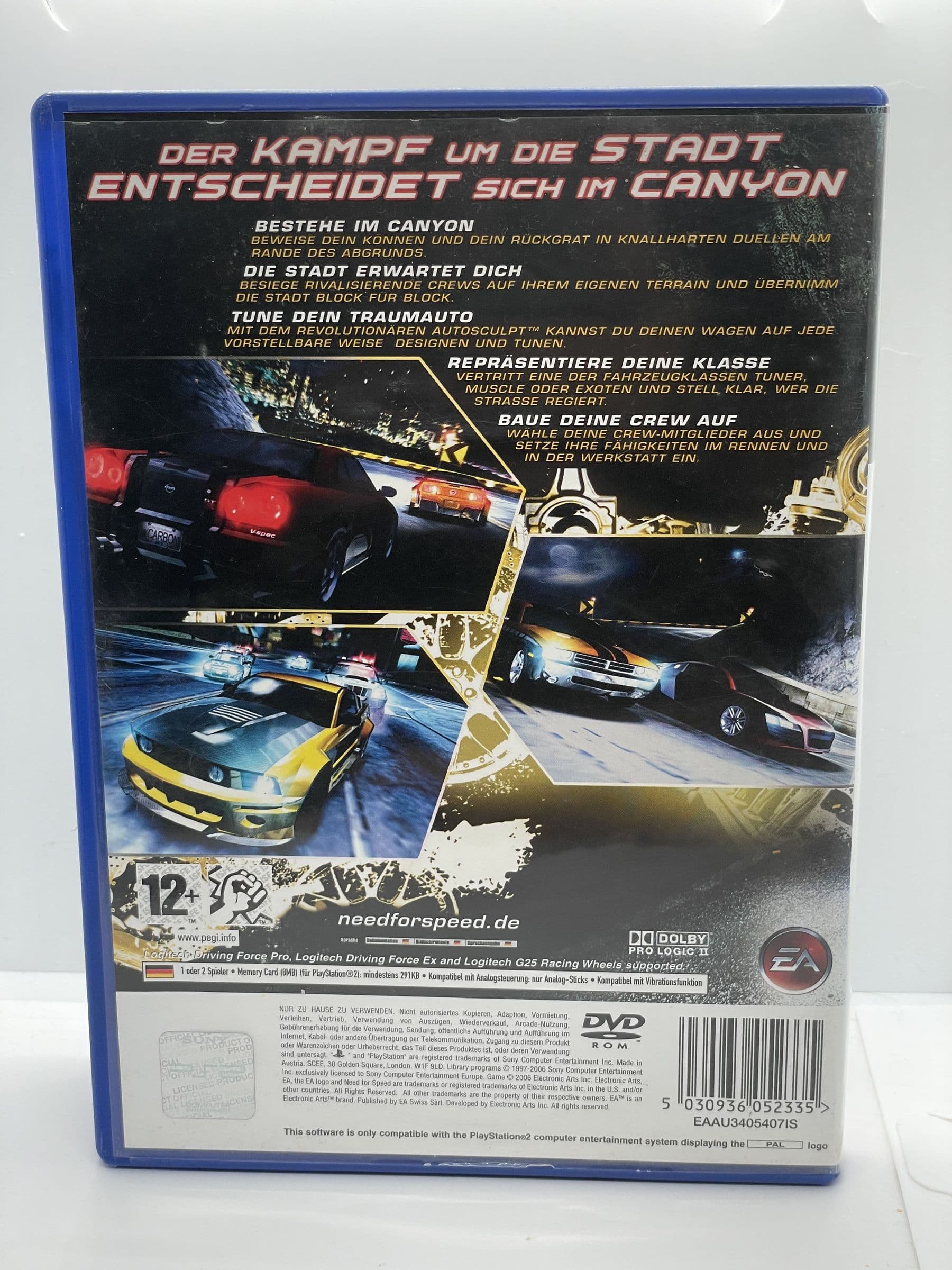 Need for Speed Carbon PS2 (FR)