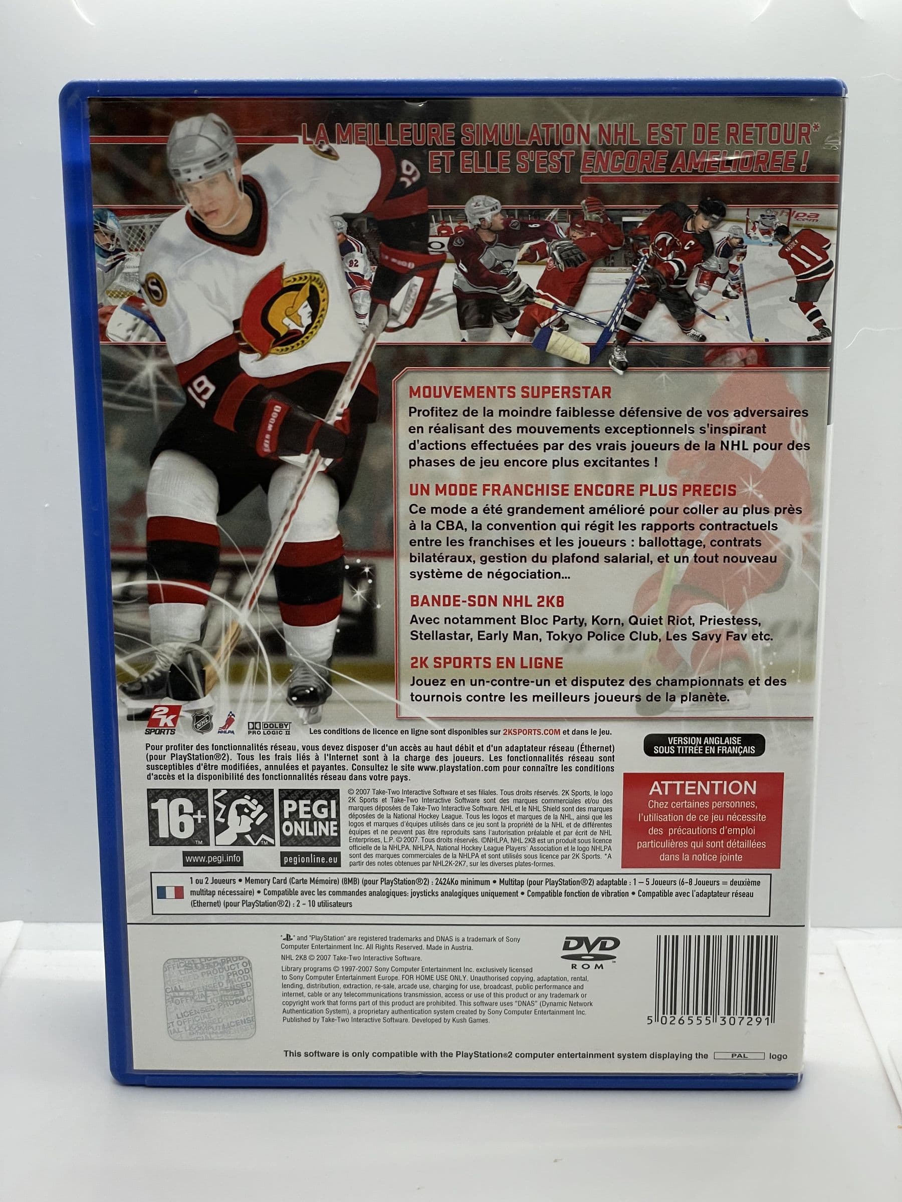 NHL 2K8 PS2