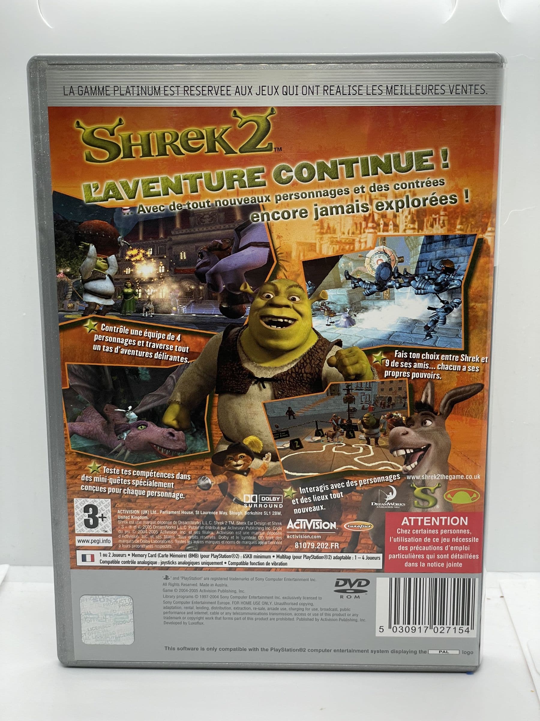 Shrek 2 PS2 (FR)