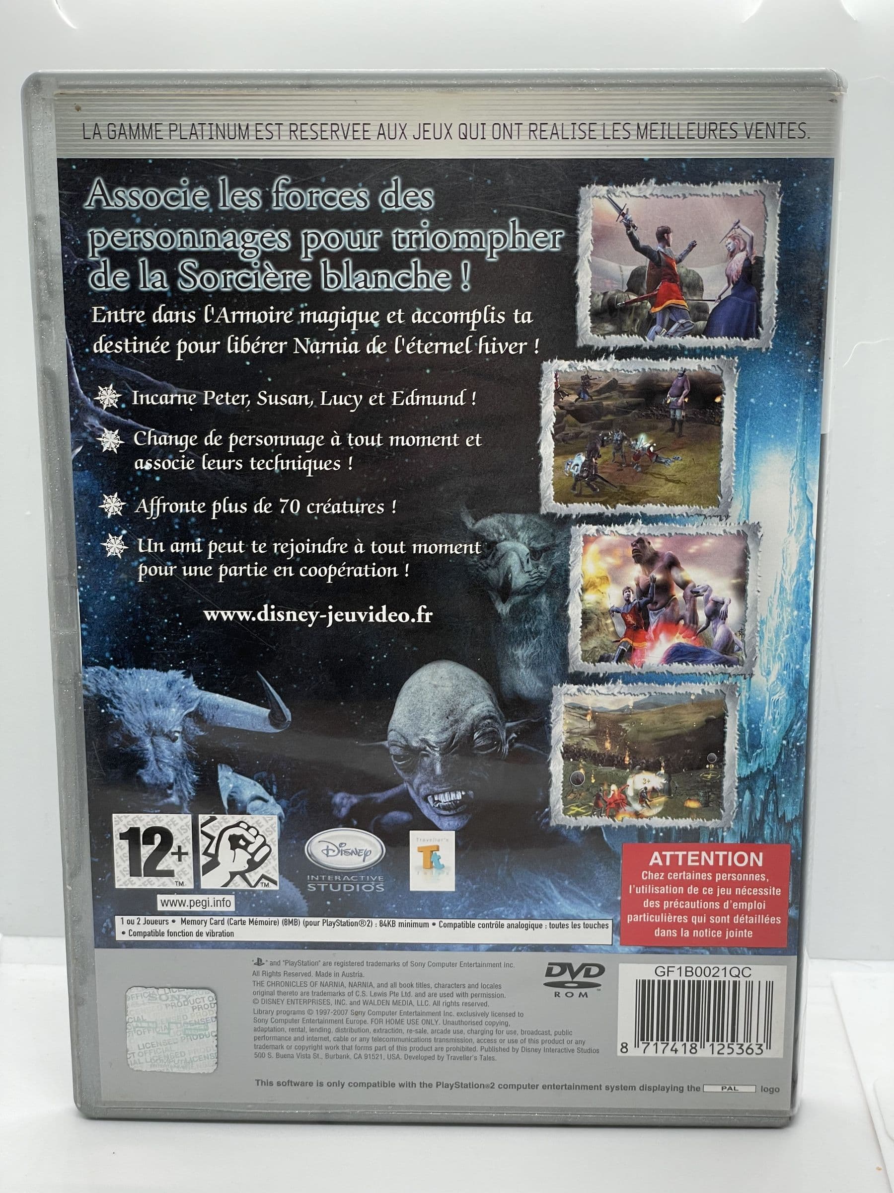 Chronicles of Narnia Chapter 1 PS2 (FR)