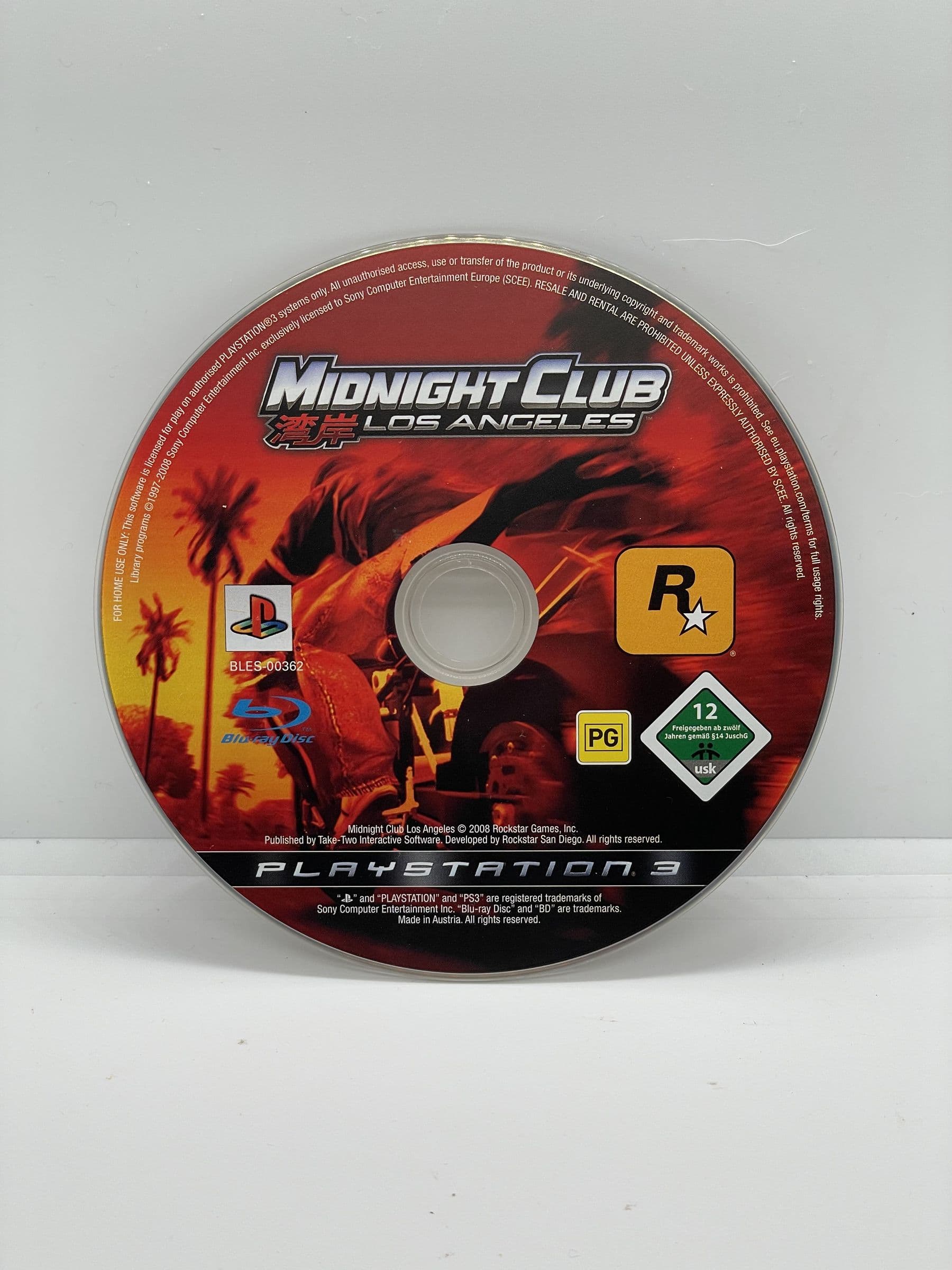 Midnight Club Los Angeles PS3 (CD)