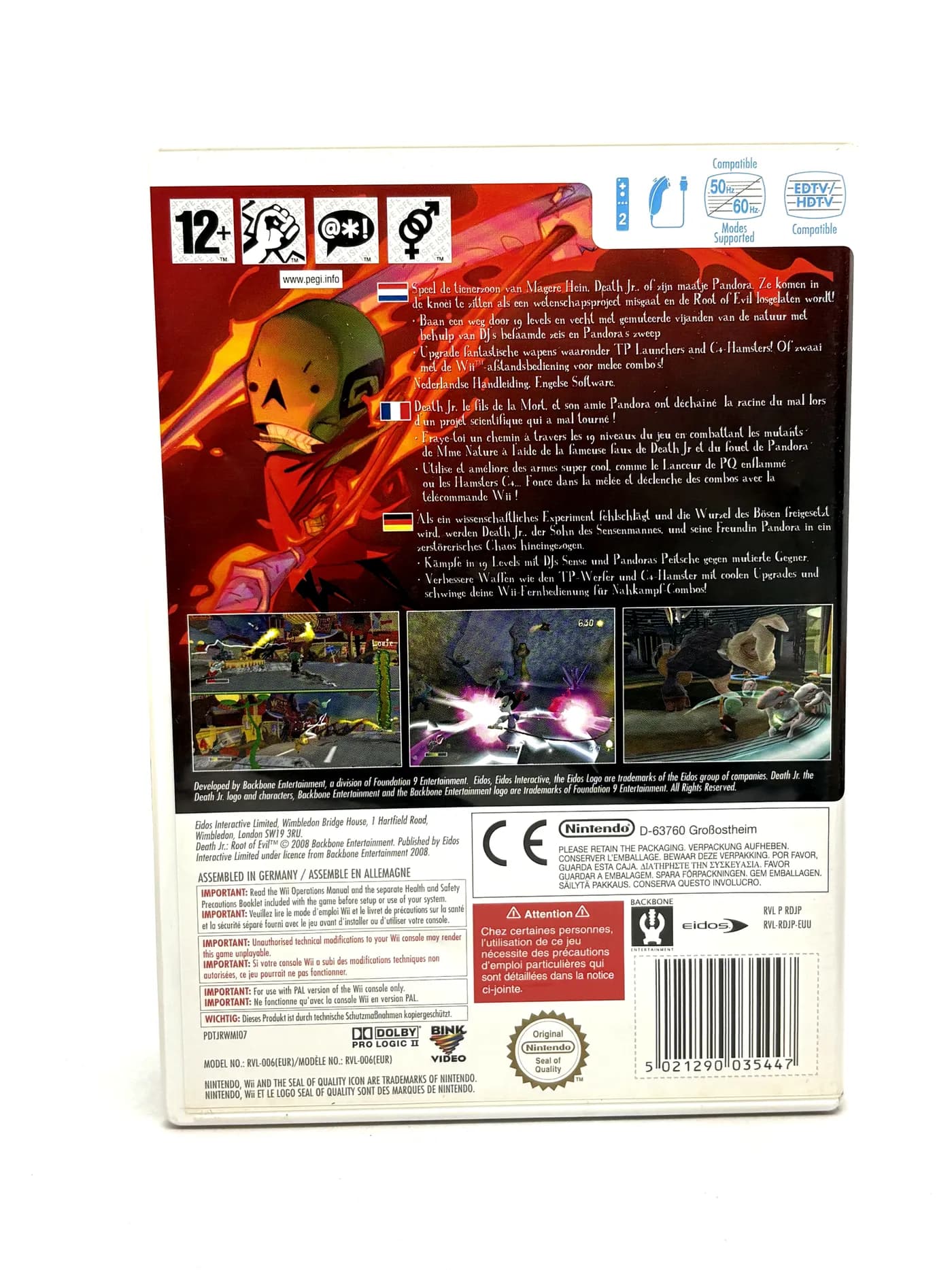 Death Jr. Root of Evil Nintendo Wii