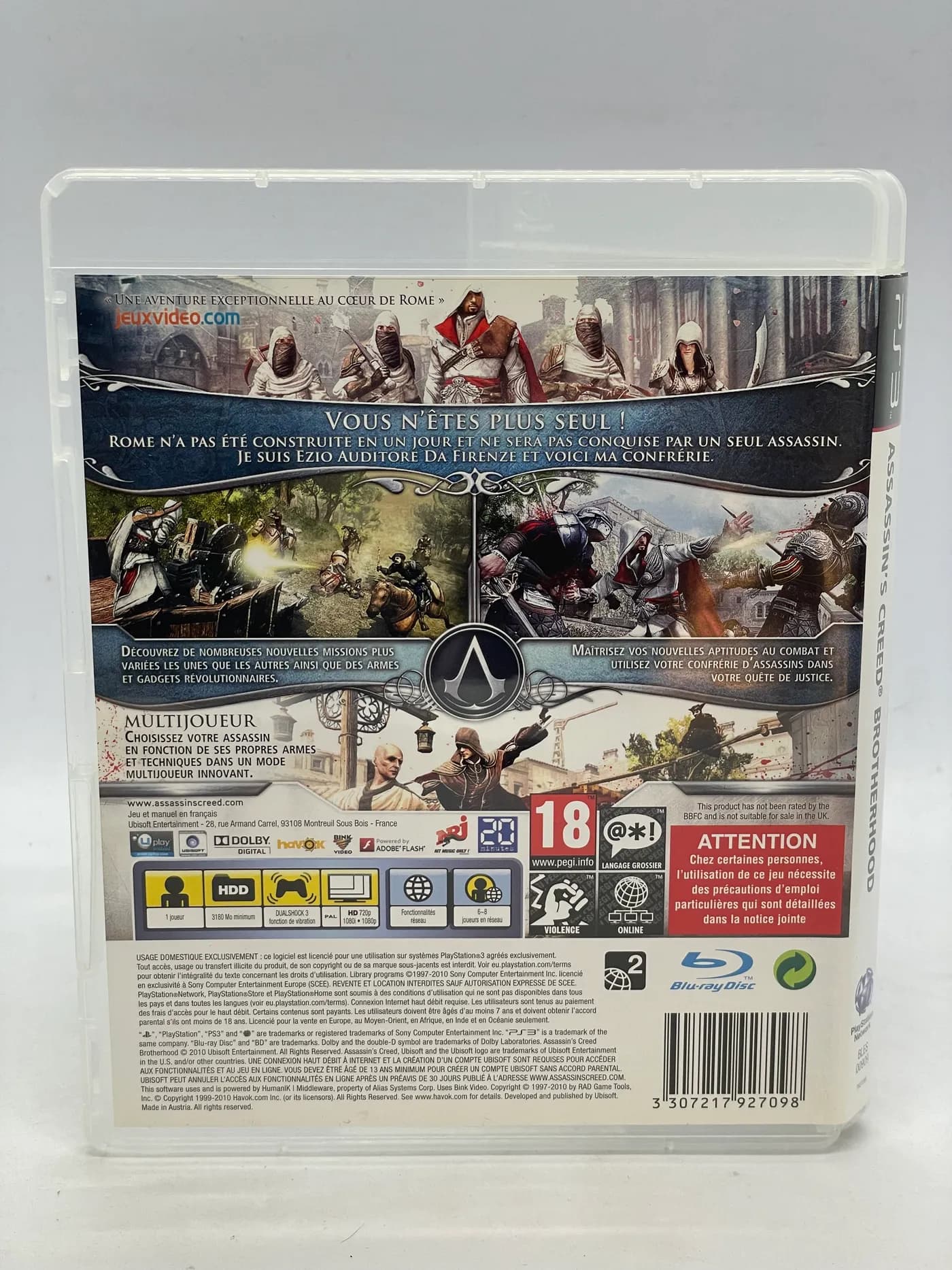 Assassin's Creed Brotherhood PS3
