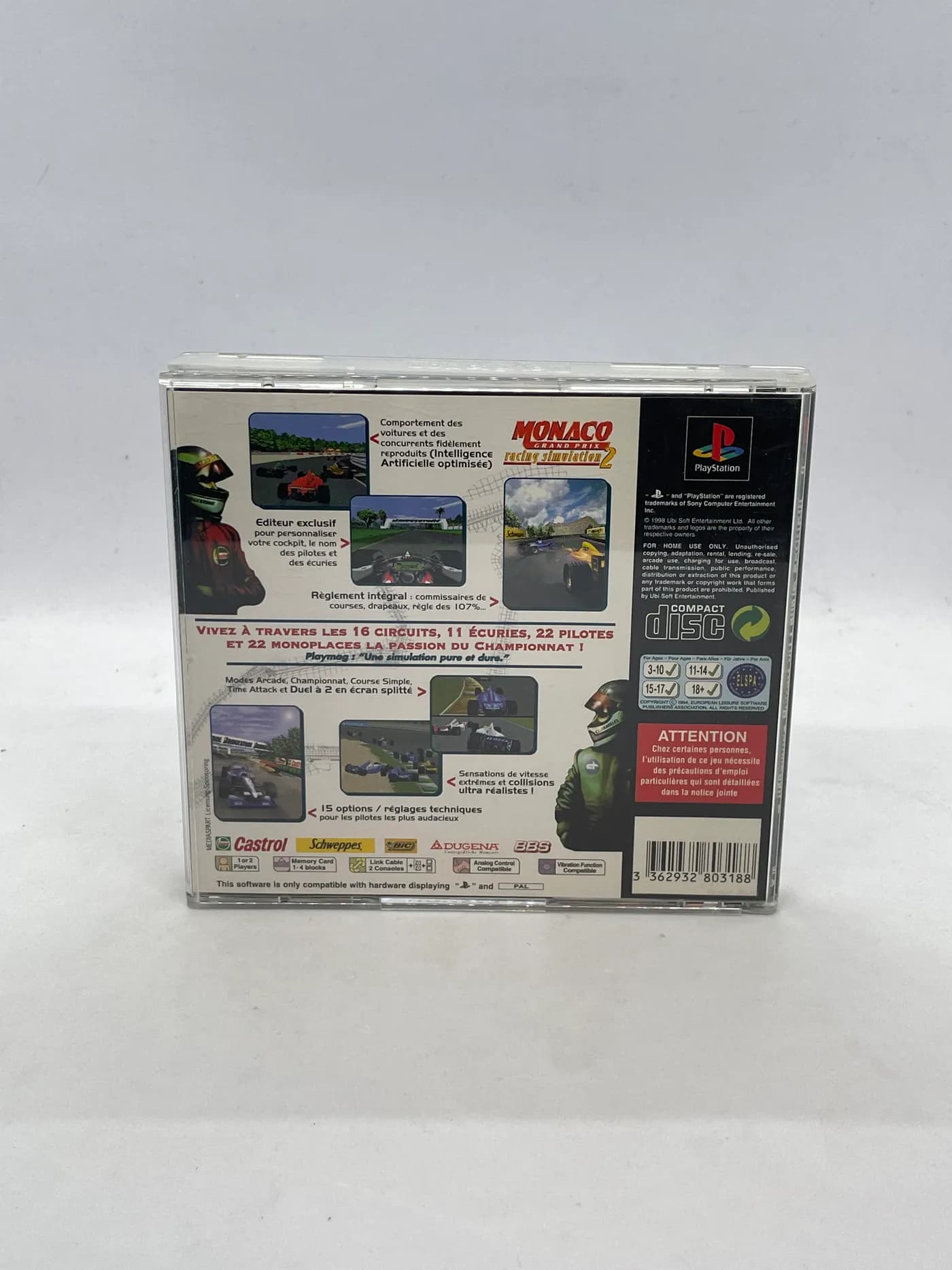 Monaco Grand Prix Racing Simulation 2 PS1 PSX