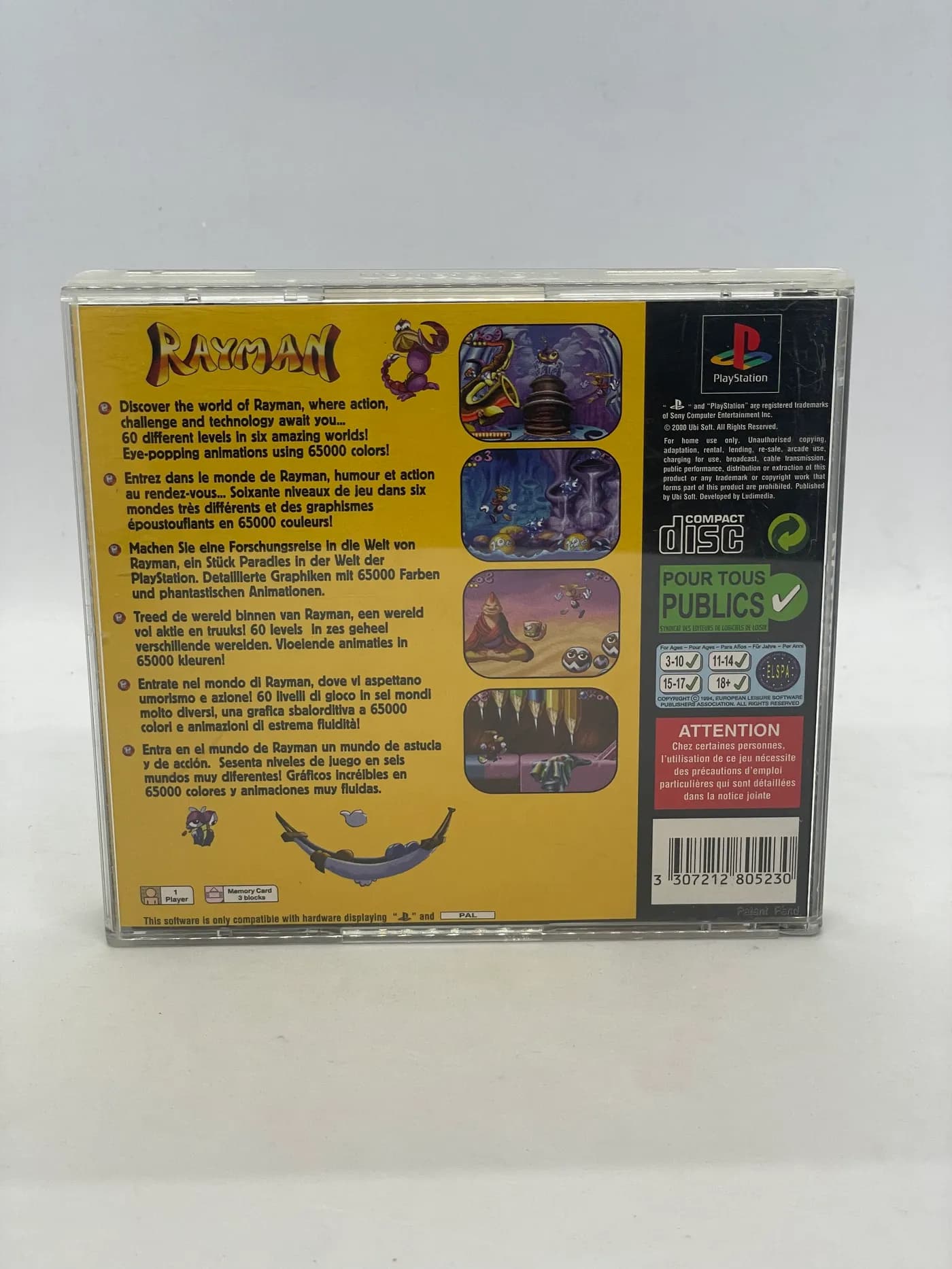 Rayman PS1 PSX