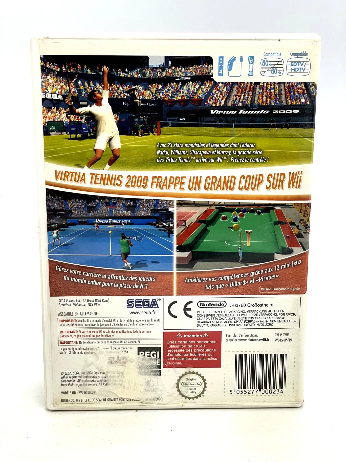 Virtua Tennis 2009 Nintendo Wii