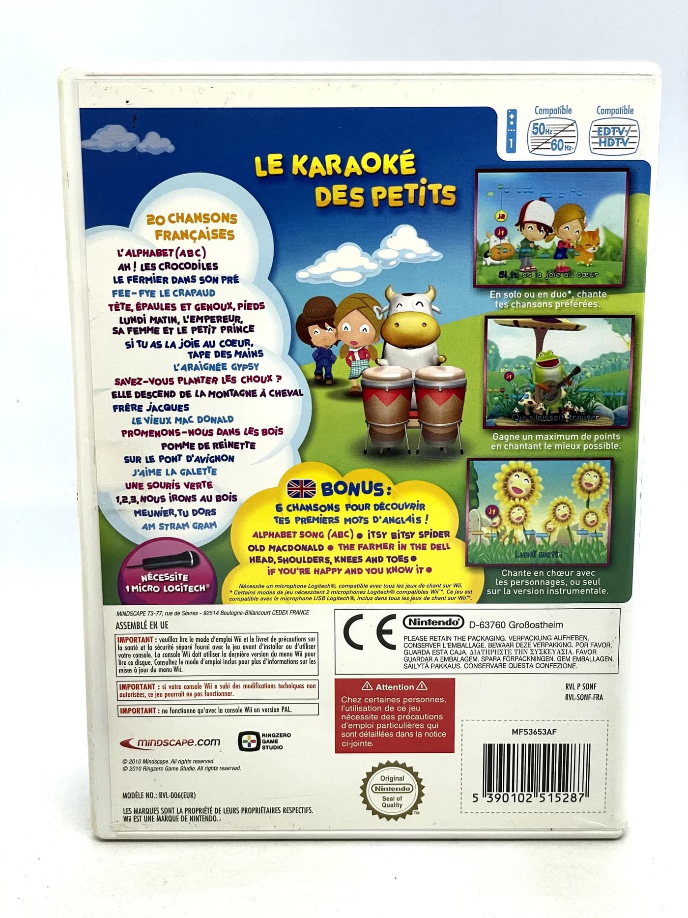 My First Karaoke Nintendo Wii (FR)