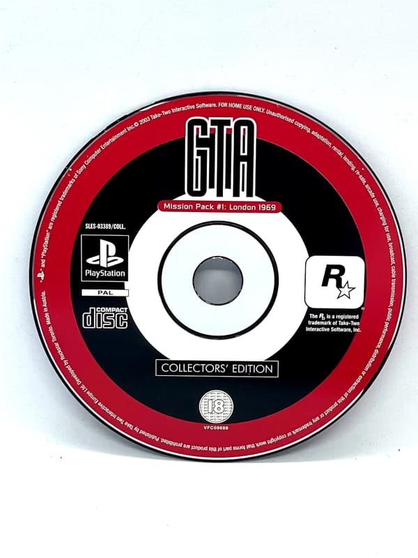 Grand Theft Auto London 1969 PS1 PSX (game only)