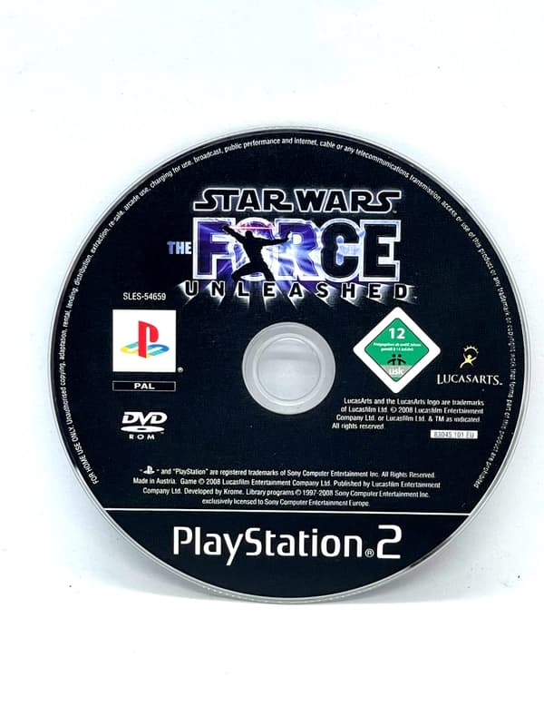 Star Wars The Force Unleashed PS2 (game only)