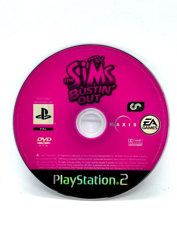 The Sims Bustin' Out PS2 (game only)