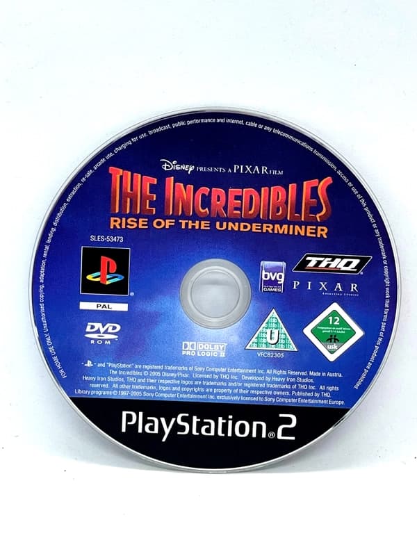 The Incredibles Rise of the Underminer PS2 (game only)