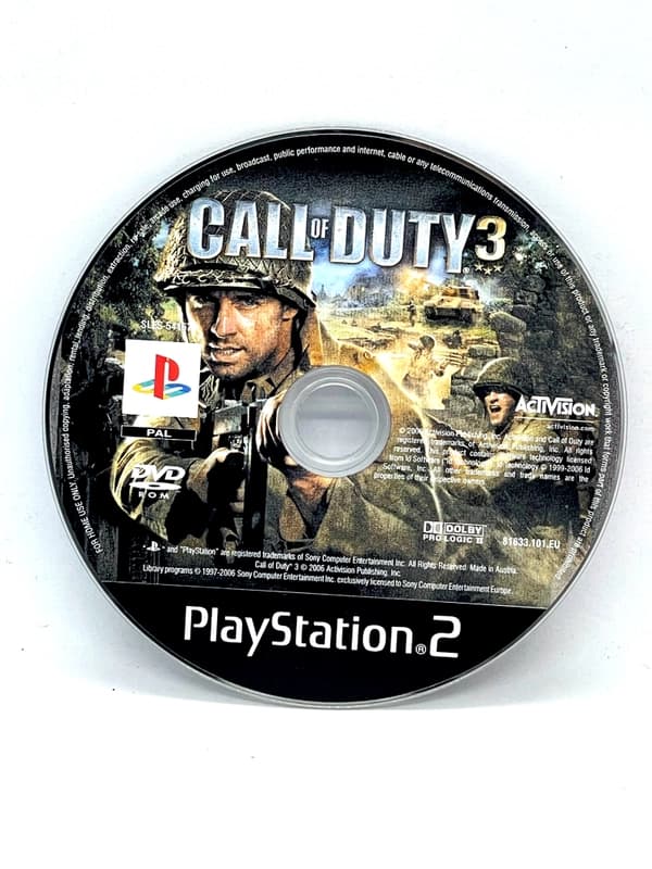 Call of Duty 3 PS2 (game only)