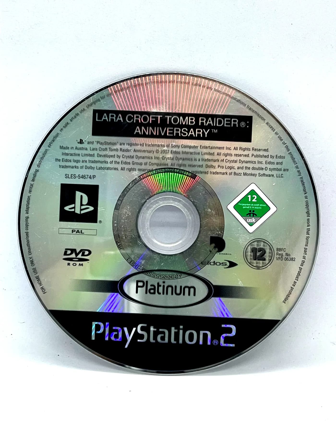 Lara Croft Tomb Raider Anniversary PS2 (game only)