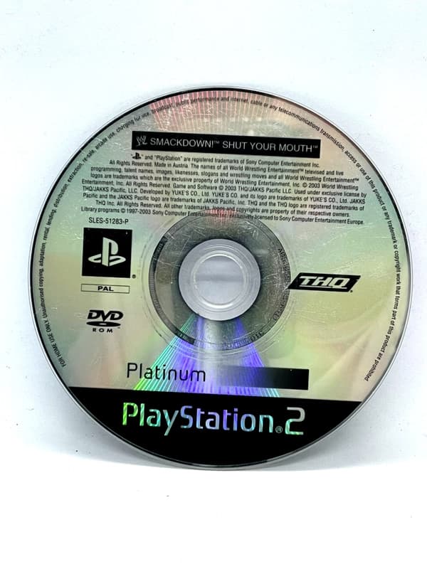 Smackdown Shut Your Mouth PS2 (game only)