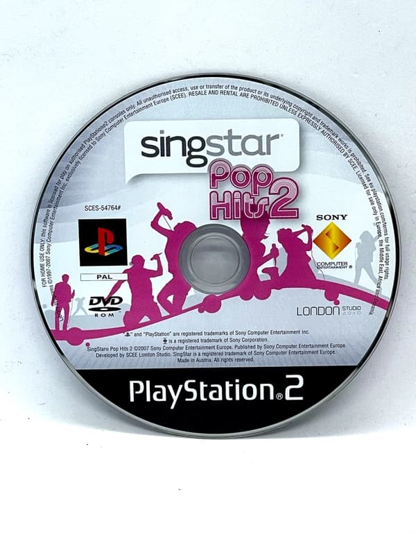 Singstar Pop Hits 2 PS2 (game only)