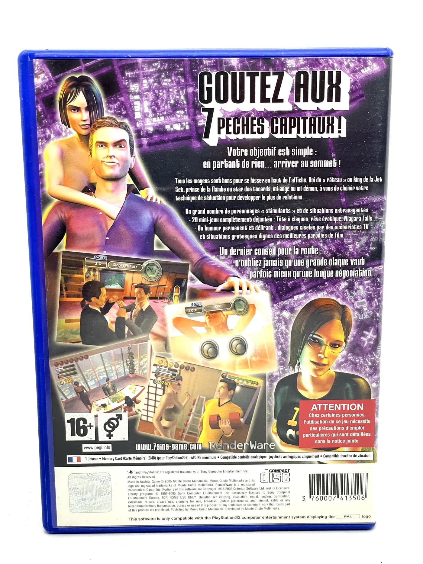 7 Sins PS2 (FR)