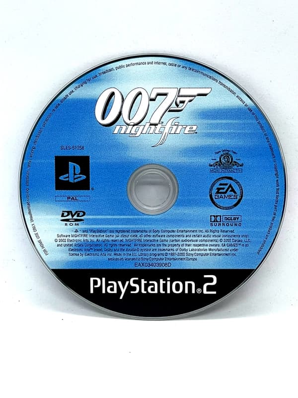 007 Nightfire PS2 (game only)