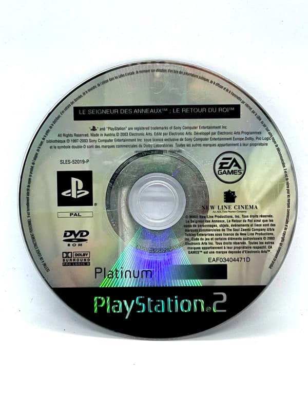 Lord of the Rings Return of the King PS2 (game only)