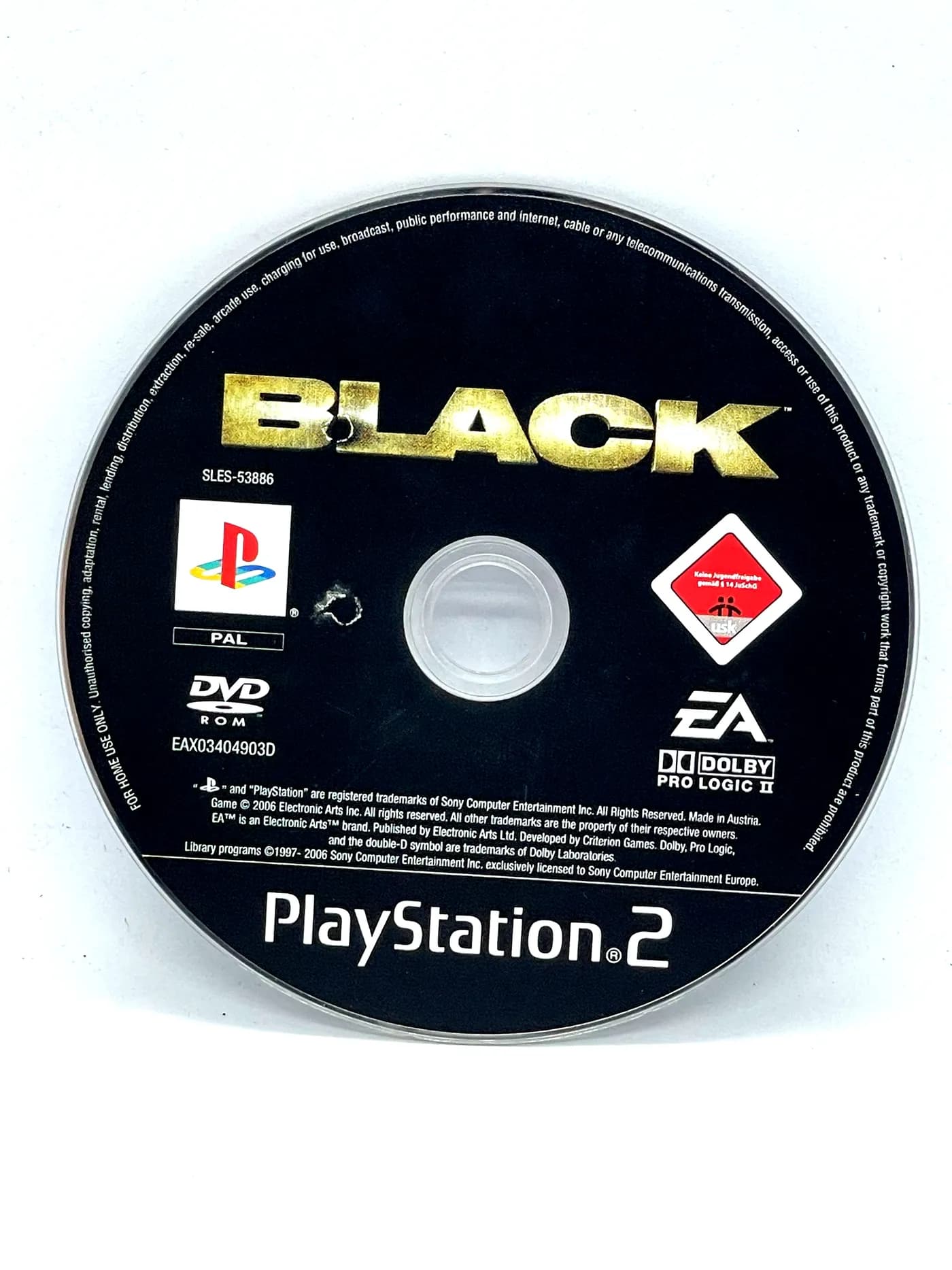 Black PS2 (game only)