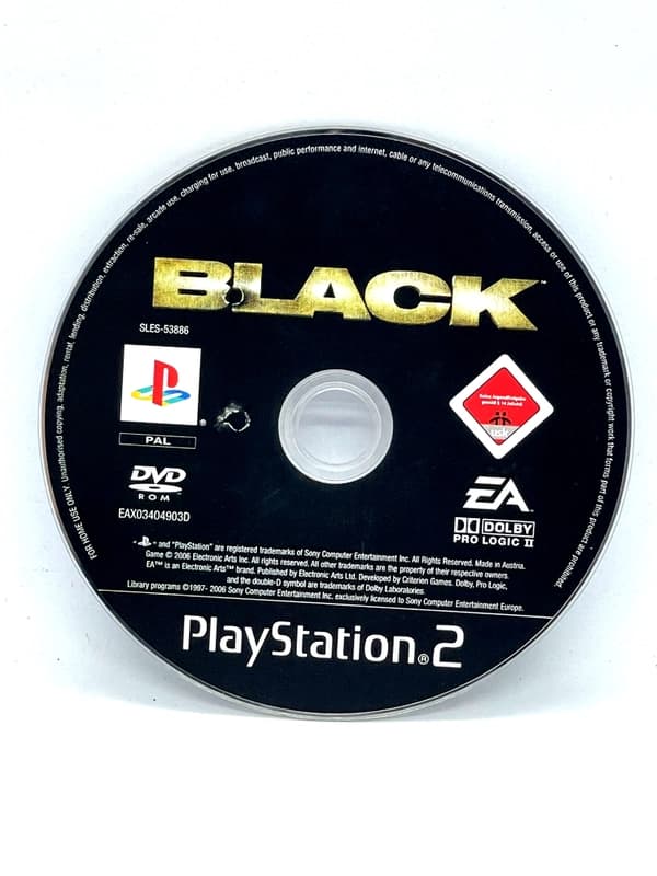 Black PS2 (game only)
