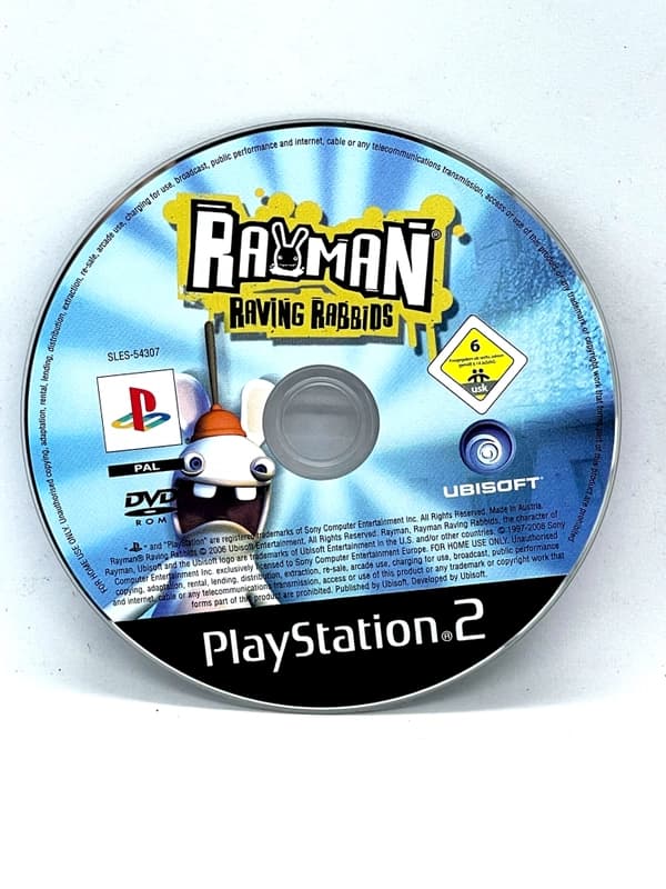 Rayman Raving Rabbids PS2 (game only)