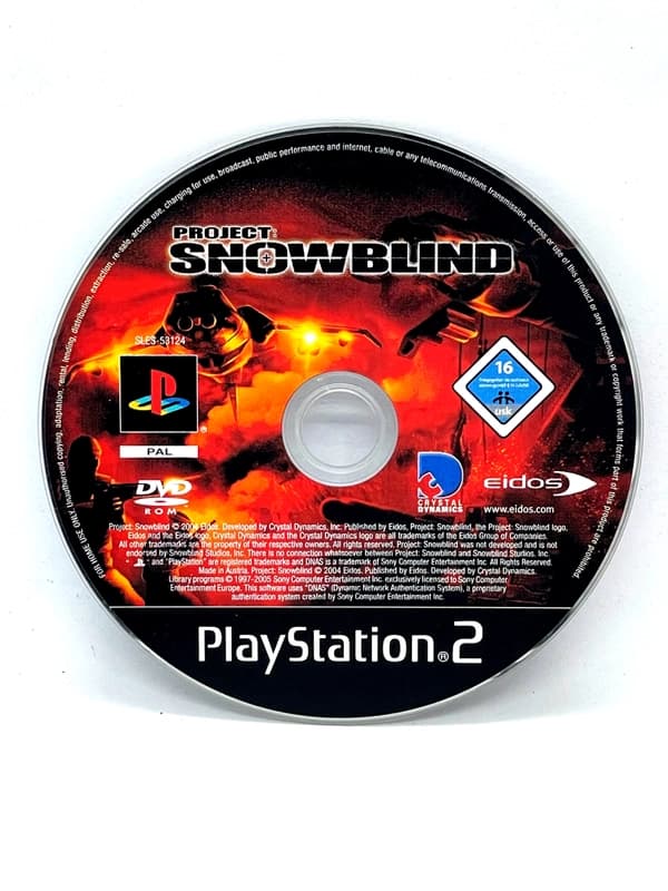 Project Snowblind PS2 (game only)