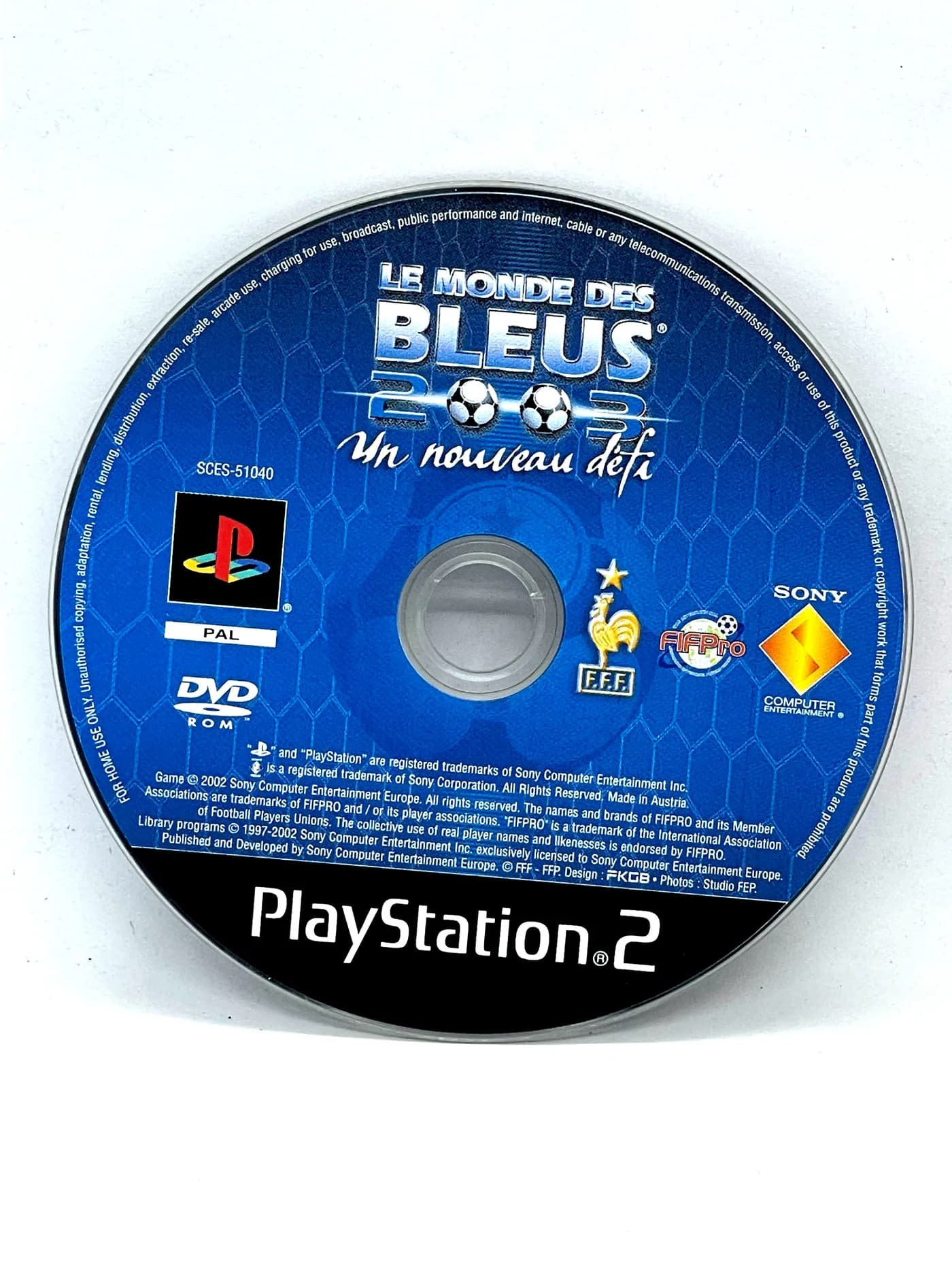 Monde des Bleus 2003 PS2 (game only)