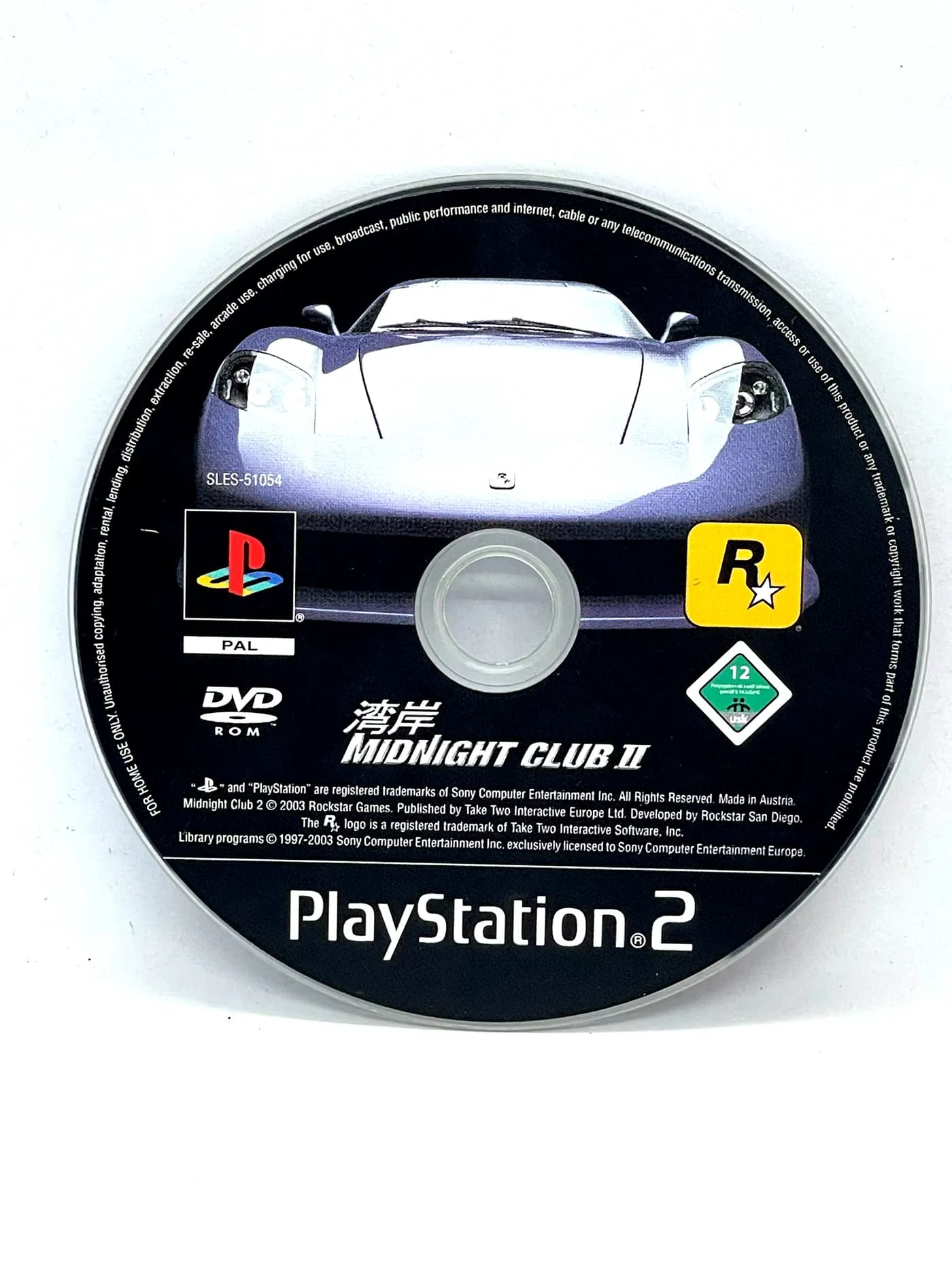 Midnight Club II PS2 (game only)
