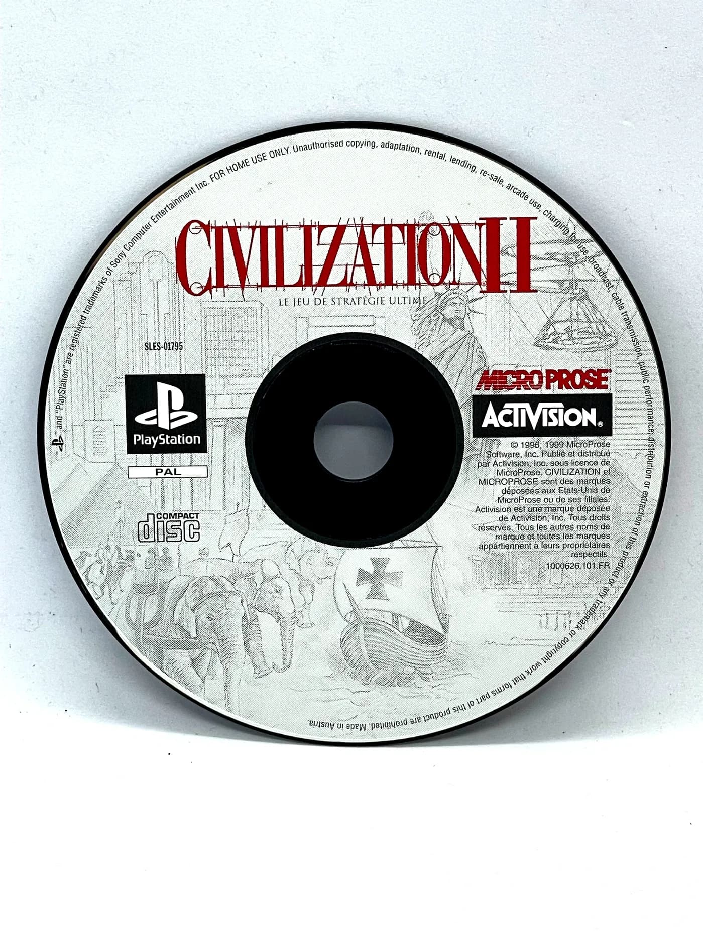 Civilization II PS1 PSX (game only)