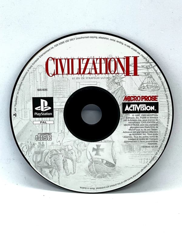Civilization II PS1 PSX (game only)