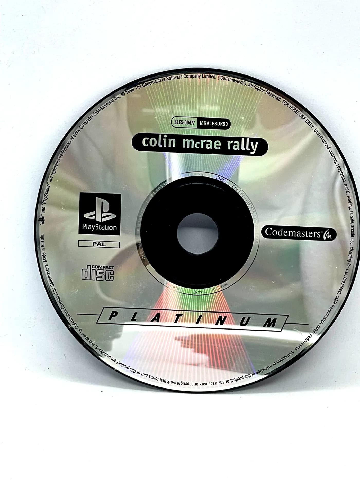 Colin McRae Rally PS1 PSX (game only)