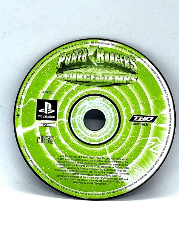 Power Rangers Time Force PS1 PSX (game only)