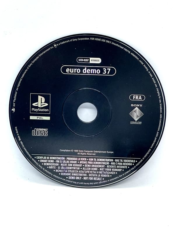 Euro Demo 37 PS1 PSX (game only)