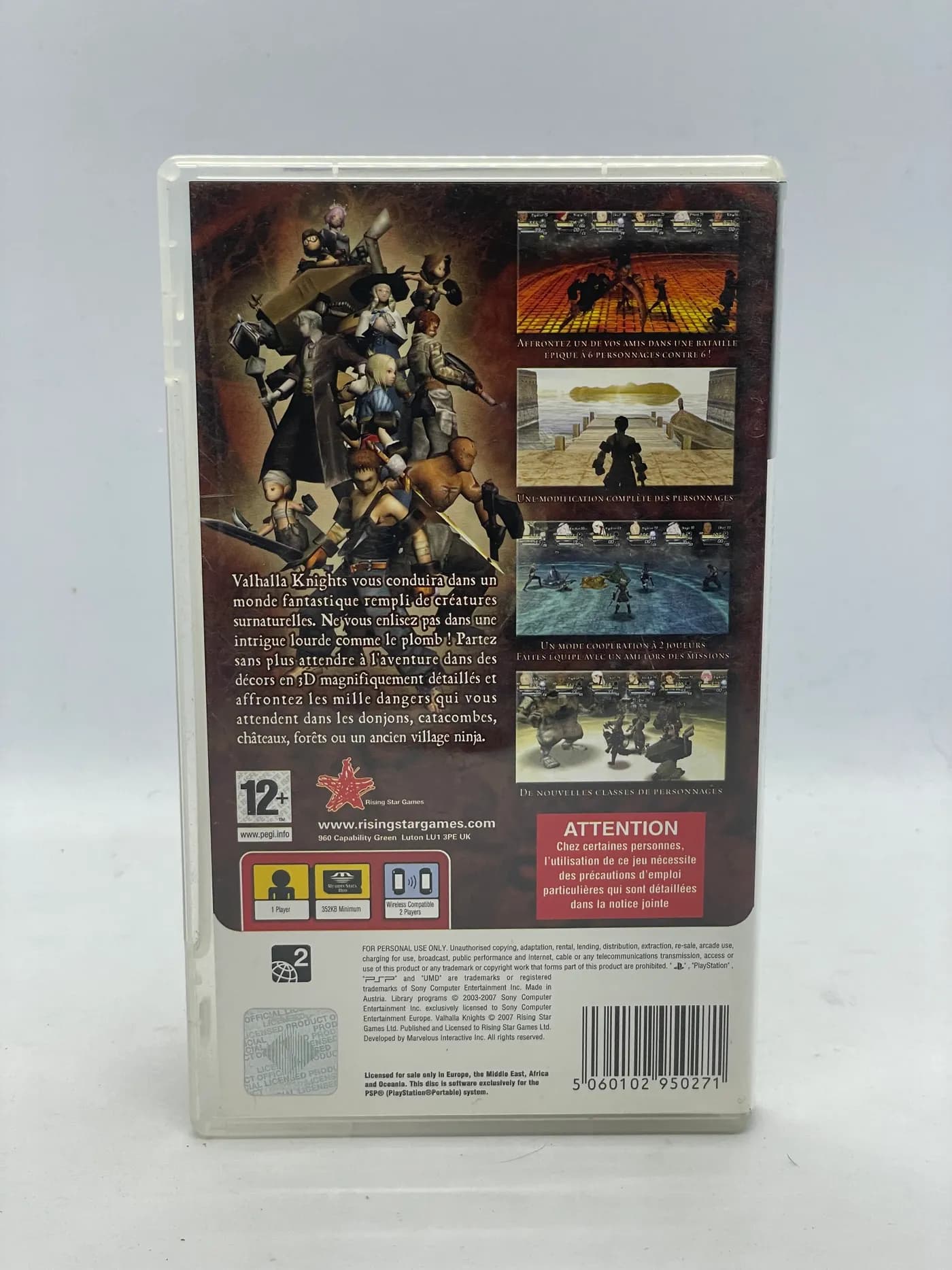 Valhalla Knights PSP
