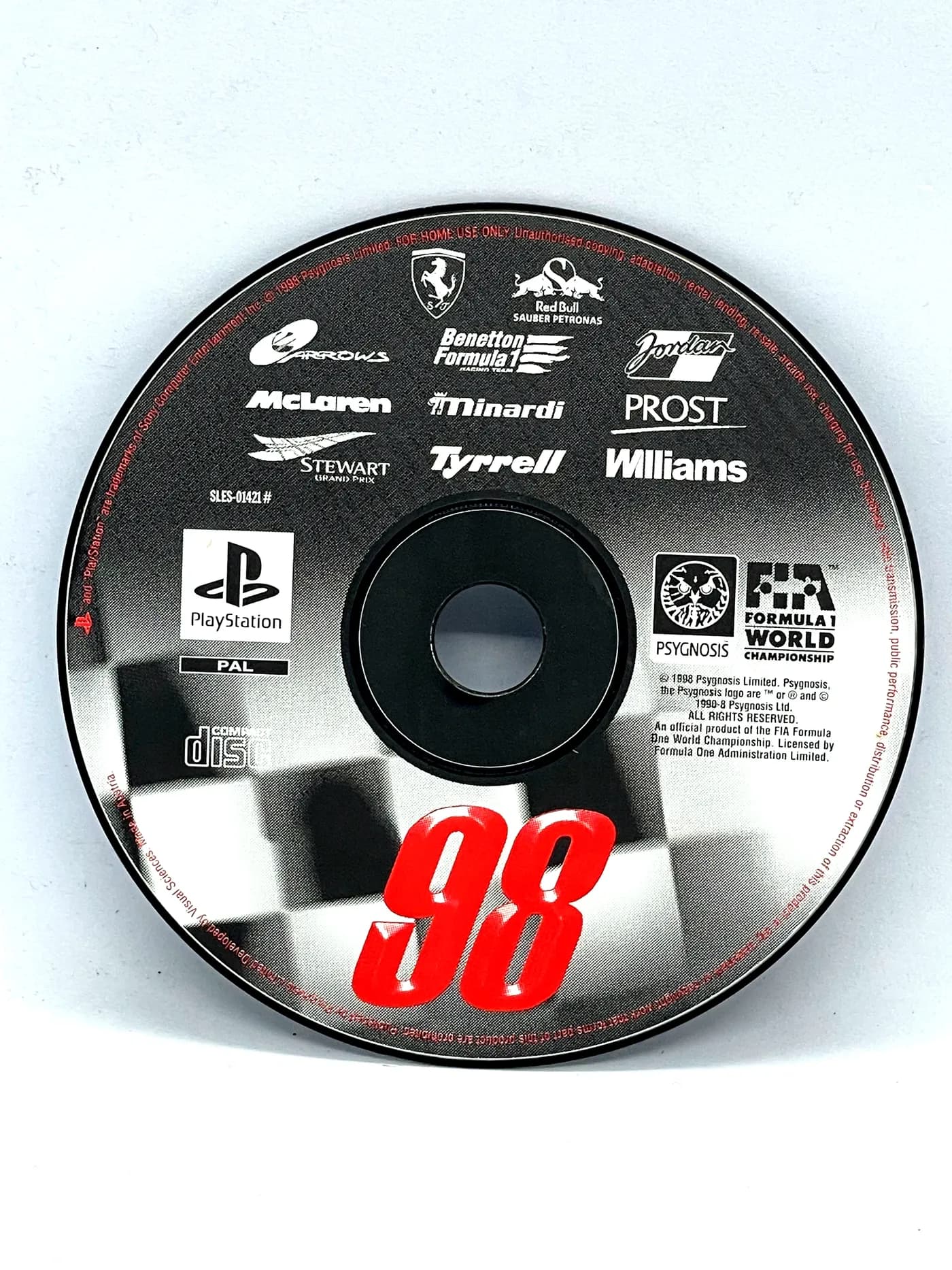 Formula 1 98 PS1 PSX (game only)