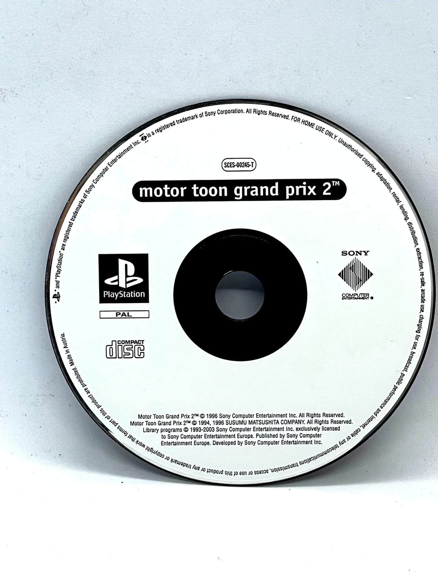 Motor Toon Grand Prix 2 PS1 PSX (game only)
