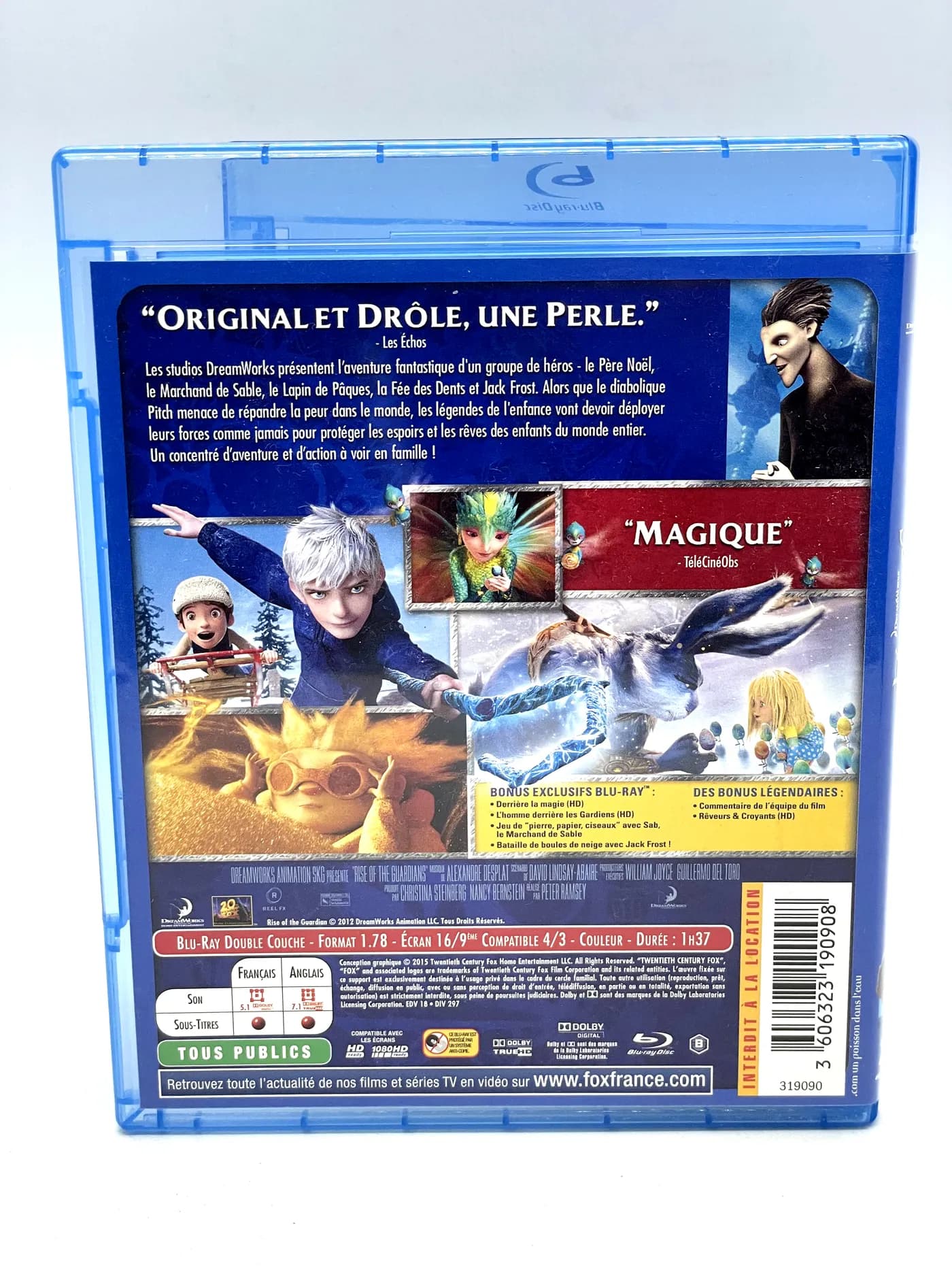 Rise of the Guardians Blu-Ray