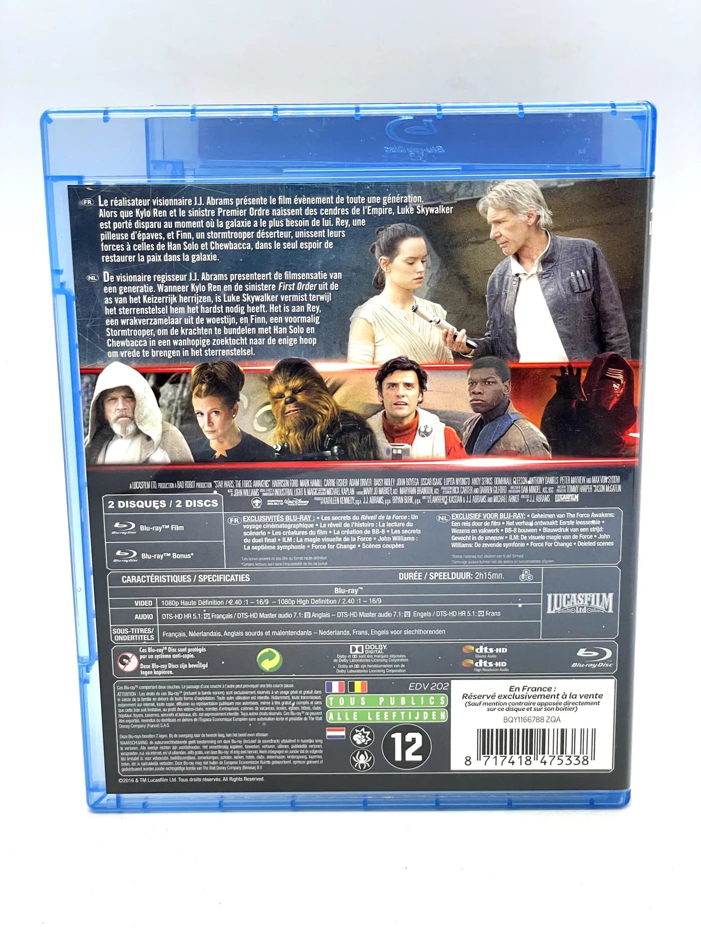 Star Wars The Force Awakens Blu-Ray