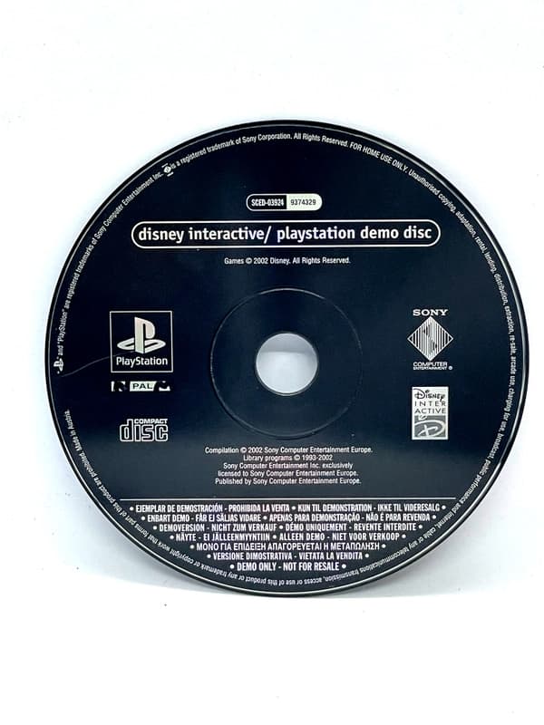 Disney Interactive Demo PS1 PSX (game only)