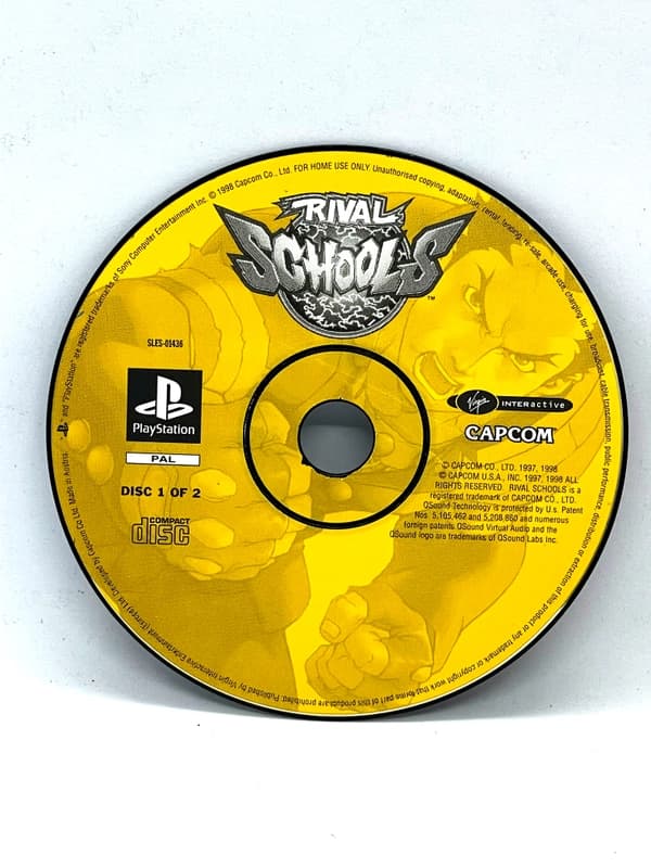 Rival Schools PS1 PSX (CD1) (game only)