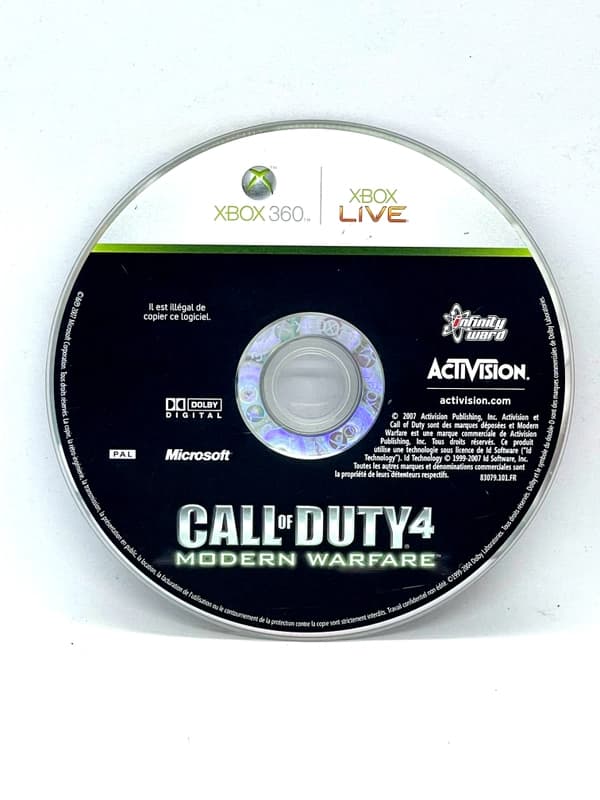 Call of Duty 4 Modern Warfare Xbox 360 (game only)