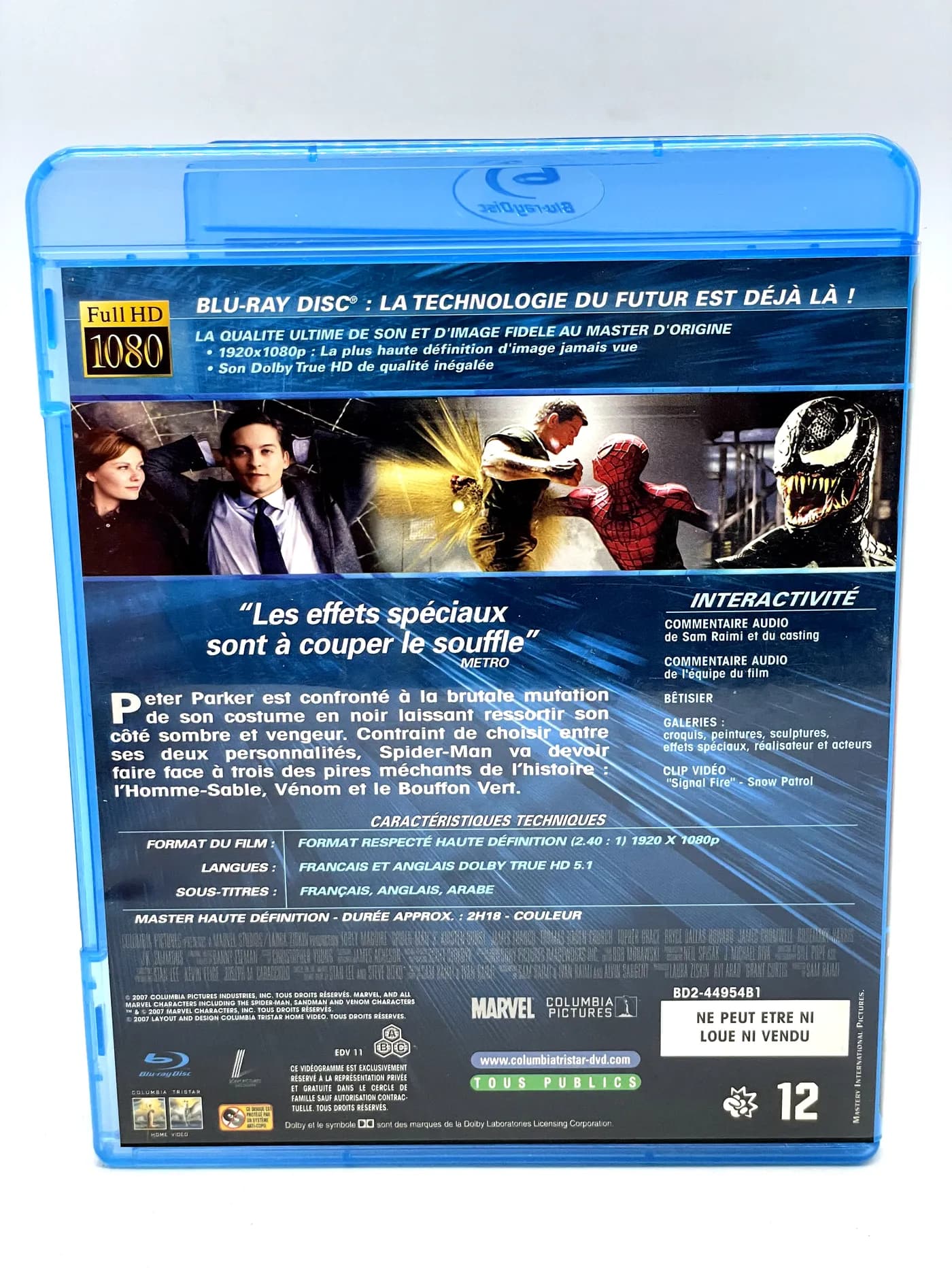Spider-Man 3 Blu-Ray