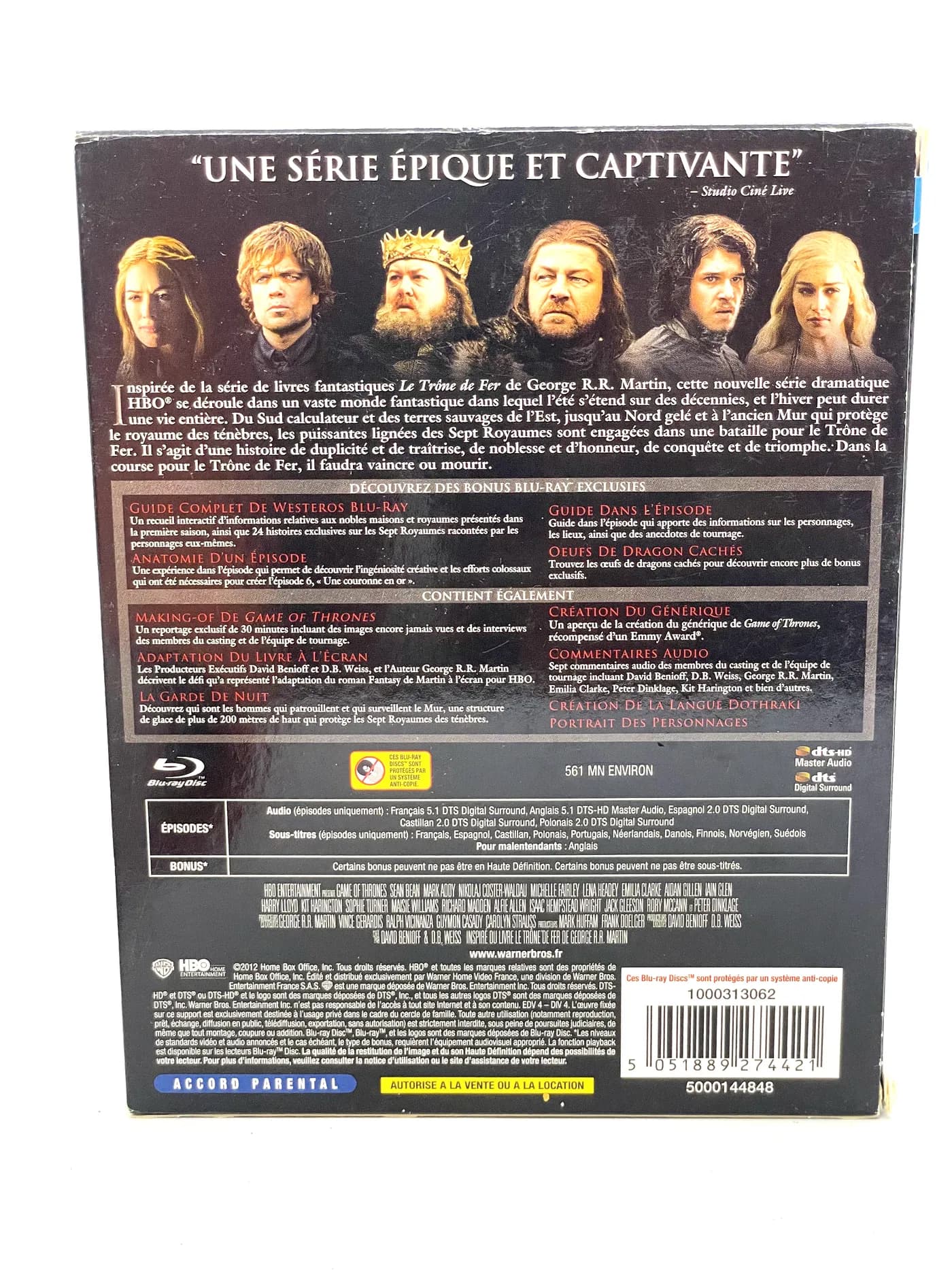 Game of Thrones Season 1 Blu-Ray