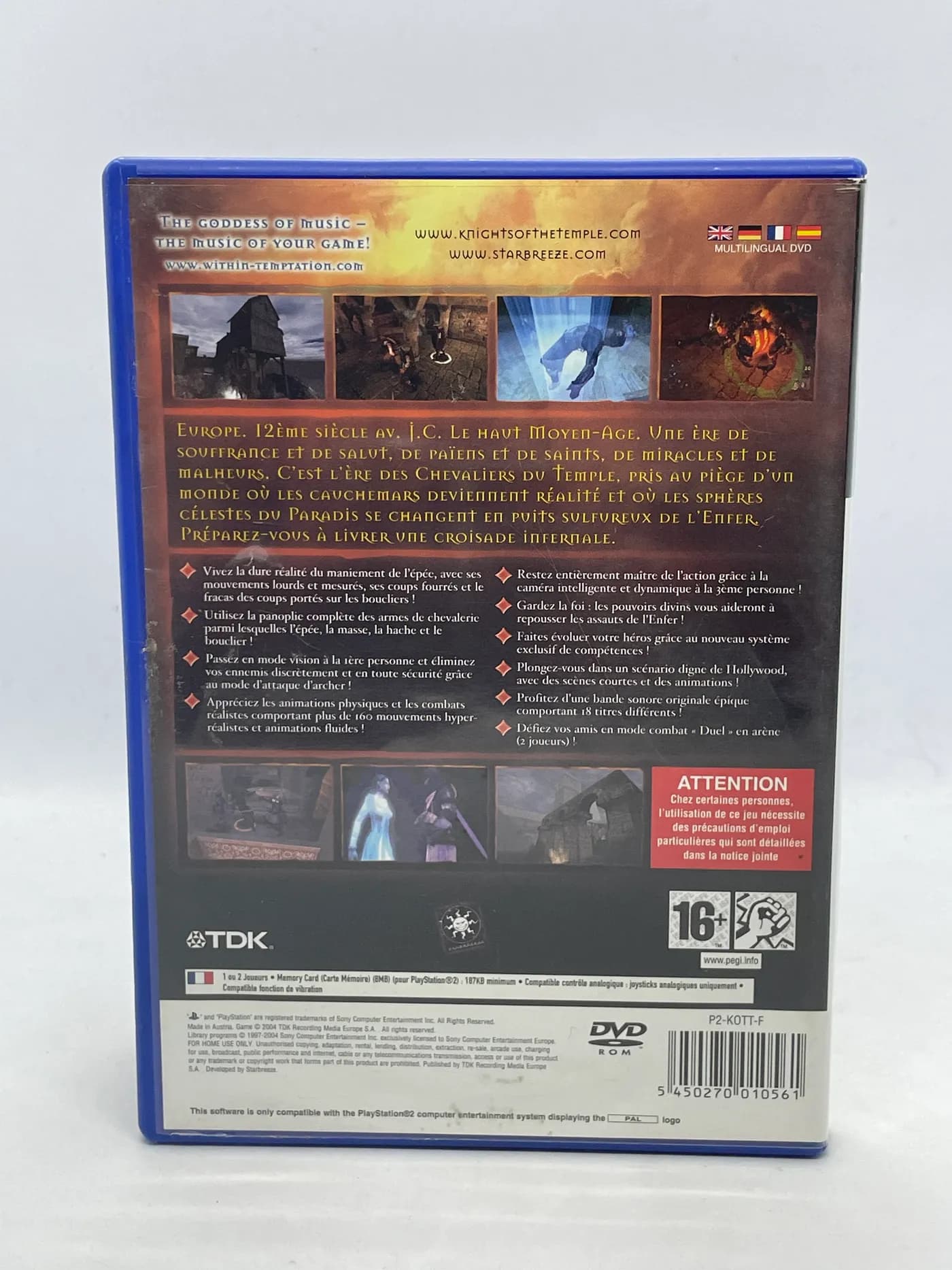 Knights of the Temple Infernal Crusade PS2