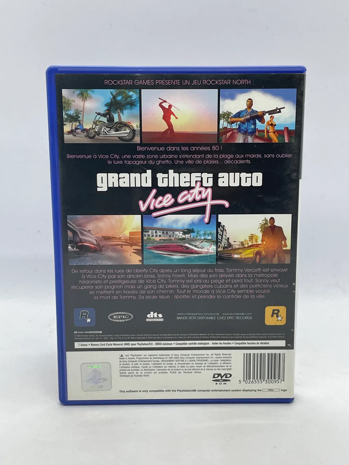 Grand Theft Auto Vice City PS2 + map